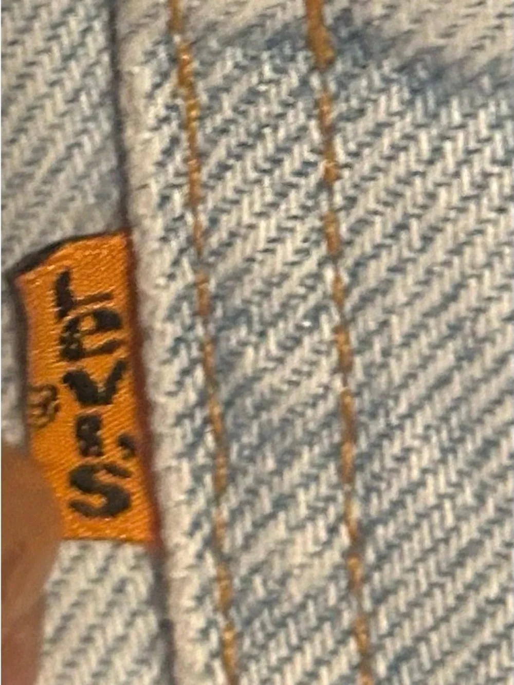 Vintage Levi’s Jorts Orange Tab
